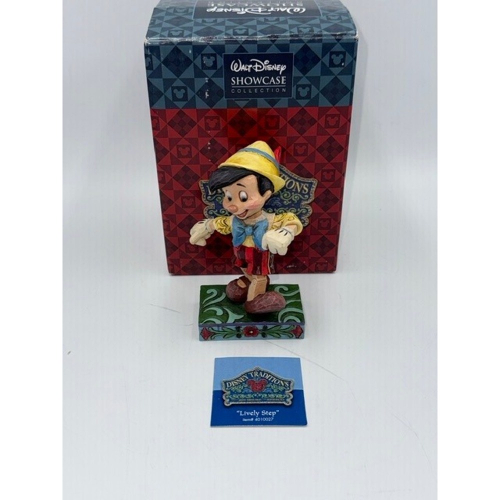 Disney Traditions Jim Shore Pinocchio Lively Step Figurine 4010027 Boxed